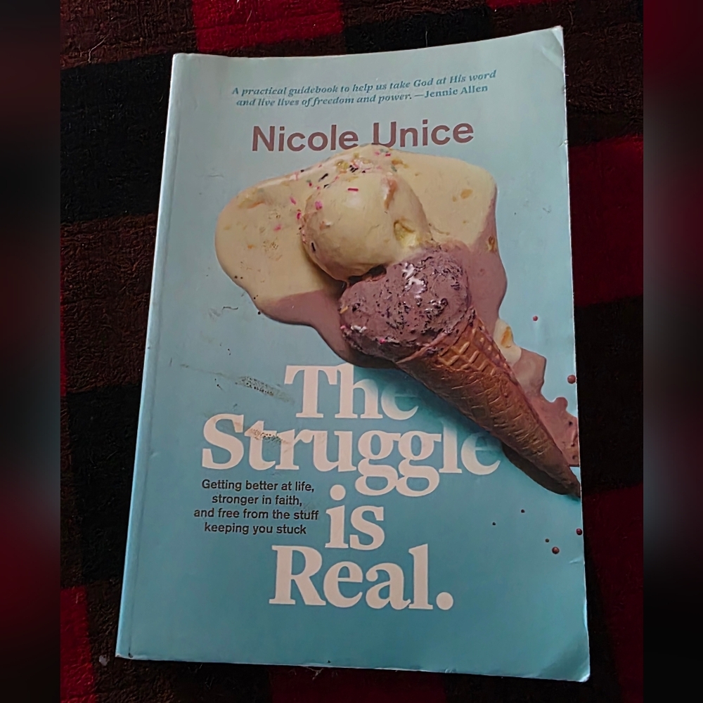The Struggle Is Real by Nicole Unice - Light Blue Cover